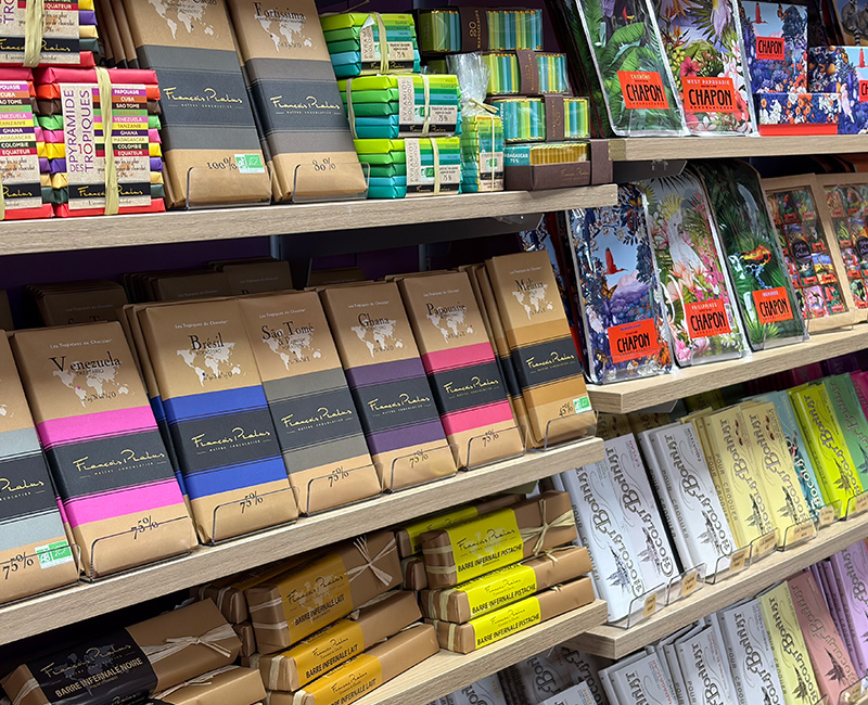 Tablettes de chocolat grand cru