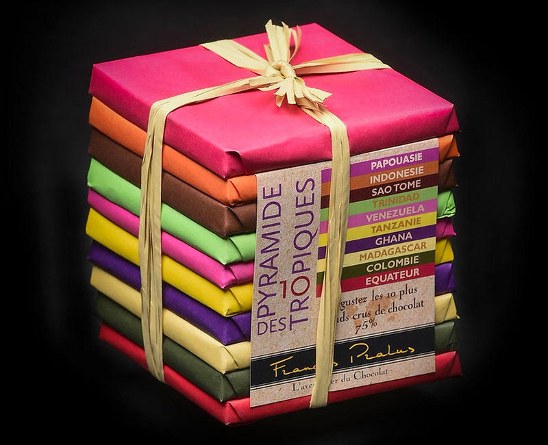 Tablettes de chocolat grand cru